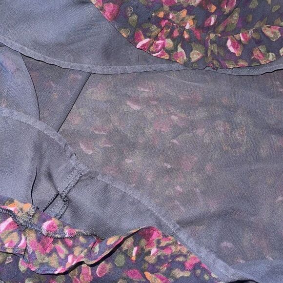 J. Crew Womens Vintage Printed Ruffle Trim Sleeveless Silk-Blend Mini Dress Size - Picture 10 of 14